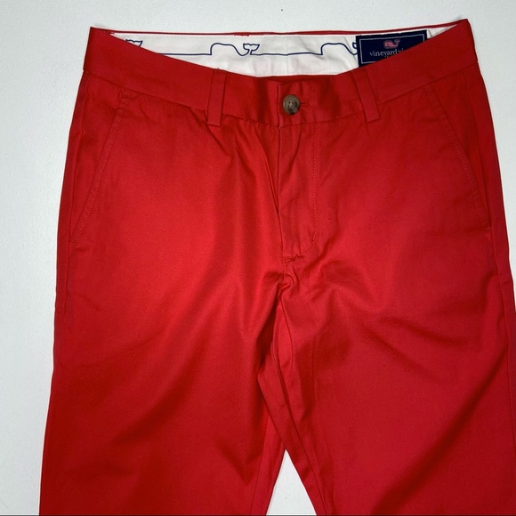 VINEYARD VINES Red Slim Fit Breaker Pant - Picture 12 of 13